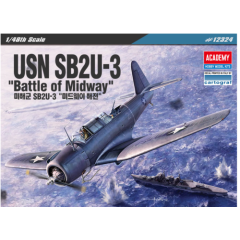 1:48 Сборная модель Авиация  SB2U-3 Vindicator "Battle of Midway"