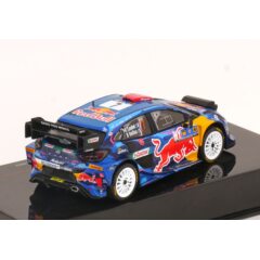 1:43 Масштабная модель FORD Puma Rally1 #7 "M-Sport Ford WRT" Loubet/Veillas 10 место Central European Rally (с люстрой) 2023