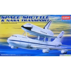1:288 Сборная модель Самолет Space Shuttle & Jumbo 747