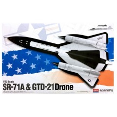 1:72 Сборная модель самолет SR-71A & Gtd-21 Drone