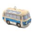 Ёлочная игрушка "Автобус" с голубой полосой