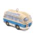 Ёлочная игрушка "Автобус" с голубой полосой