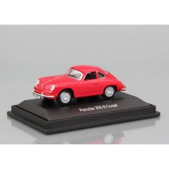1:72 Масштабная модель Porsche 356 B Coupe (red) box