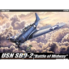 1:48 Сборная модель Самолет Usn Sbd-2