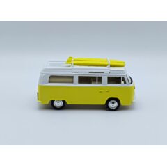 1:43 Масштабная модель VW T2 Combi Camper Van с досками для серфинга 1973 Yellow