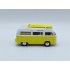 1:43 Масштабная модель VW T2 Combi Camper Van с досками для серфинга 1973 Yellow