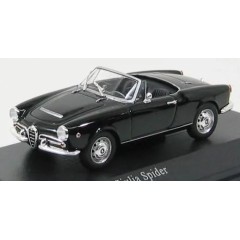 1:43 Масштабная модель Alfa Romeo Giulia Spider 1962 Black