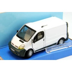 1:43 Масштабная модель Renault Trafic van (white) откр. двери