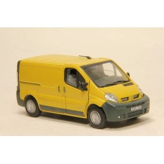 1:43 Масштабная модель Renault Trafic van (yellow) откр. двери