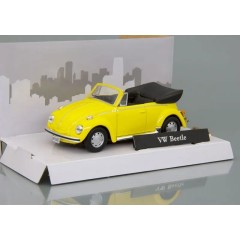 1:43 Масштабная модель Volkswagen Beetle cabriolet (open) yellow