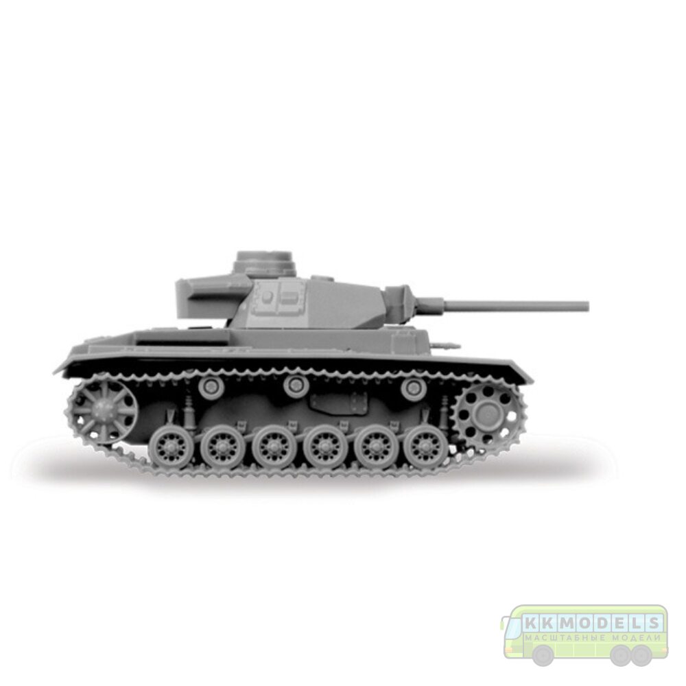 1:100 Сборная модель Немецкий огнеметный танк Pz.Kfw III