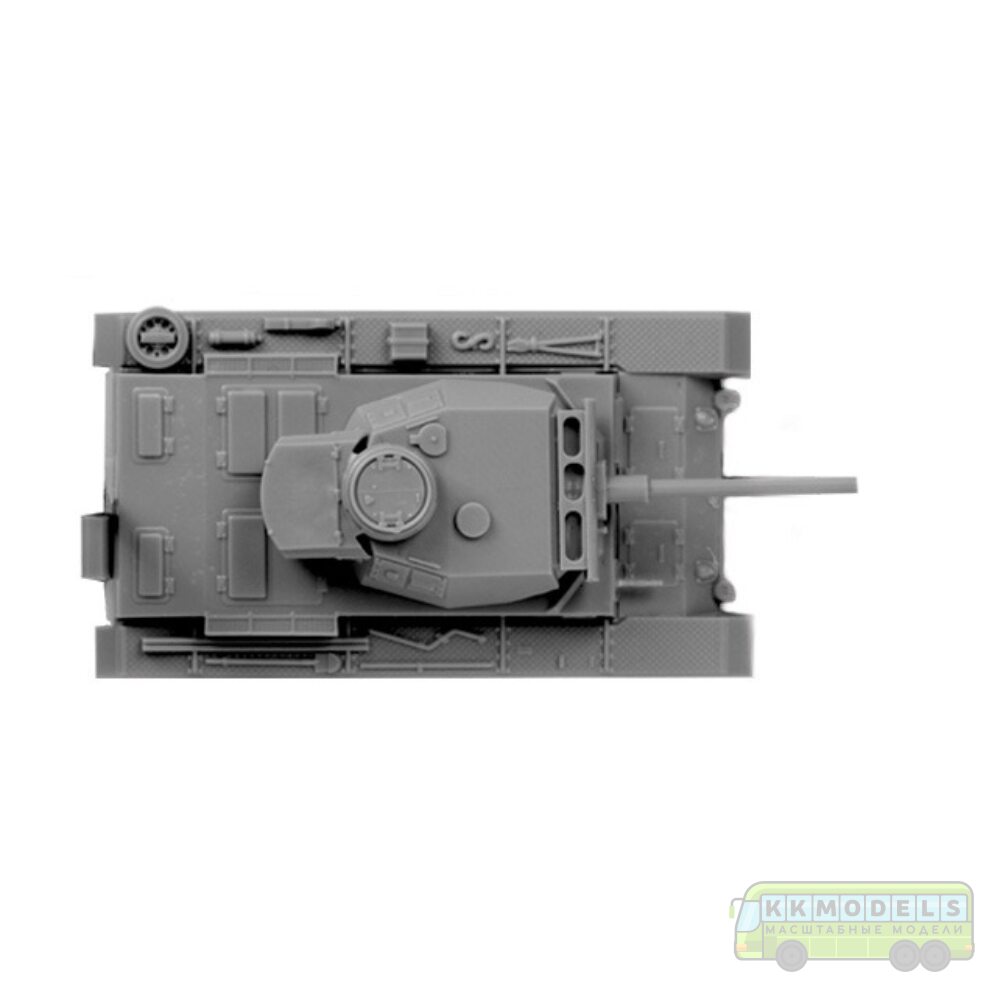 1:100 Сборная модель Немецкий огнеметный танк Pz.Kfw III