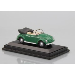1:72 Масштабная модель Volkswagen Kafer Cabrio (1961) green, box