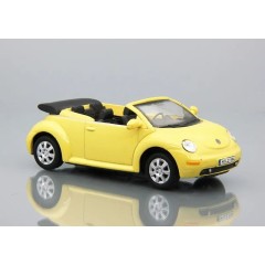 1:43 Масштабная модель Volkswagen New Beetle cabrio yellow