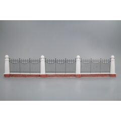 1:43 Ограда кованная (прямая), окрашенная