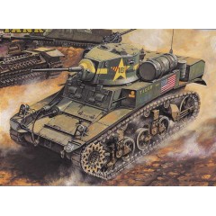 1:35 Сборная модель Танк МЗА1 "Стюарт"