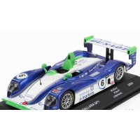 1:43 Масштабная модель DALLARA Sp1 Judd Gv4 4.0l V10 Team Rollcentre Racing №6 24h Le Mans (2004) Martin Short - Rob Barff - Joao Barbosa, White Blue