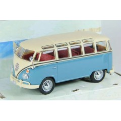 1:43 Масштабная модель Volkswagen Samba (blue/white)