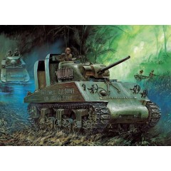 1:35 Сборная модель Техника и вооружение  M4A2 (75) “Pacific Theater”