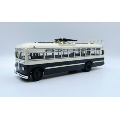 1:43 Масштабная модель МТБ 82Д троллейбус (1947-1951), бежево-синий