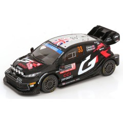 1:18 Масштабная модель TOYOTA GR Yaris Rally1 Hybrid #33 "Toyota Gazoo Racing WRT" Evans/Martin Rally 3 место Rally Monte Carlo 2024