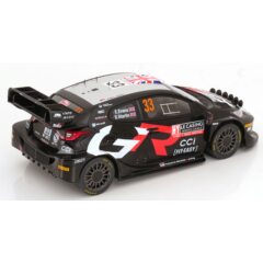 1:18 Масштабная модель TOYOTA GR Yaris Rally1 Hybrid #33 "Toyota Gazoo Racing WRT" Evans/Martin Rally 3 место Rally Monte Carlo 2024