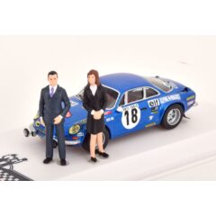 1:43 Масштабная модель ALPINE RENAULT A110 1800S #18 "Alpine Renault" Andruet/"Biche" победитель Rally Monte Carlo (с 2 фигурками) 1973