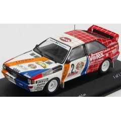 1:43 Масштабная модель Audi Quattro Rallye #2 (Demuth, Lux) Winners Hunsrueck Rally 1984