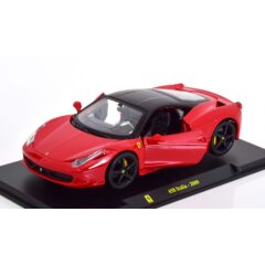 1:24 Масштабная модель FERRARI 458 Italia (2009), red black