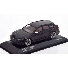 1:43 Масштабная модель Audi RS 6 Avant - 2019 (black met)