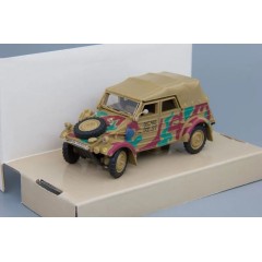 1:43 Масштабная модель VW Kubelwagen песочный, камуфляж (тент поднят)