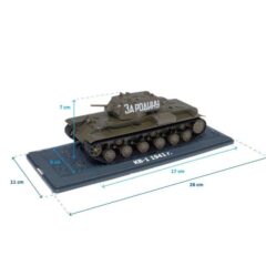 1:43 Масштабная модель танк КВ-1 1941