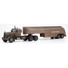 1:43 Масштабная модель PETERBILT 281 с полуприцепом-цистерной 1955 Rust (из к/ф"Дуэль" 1971 дебют Стивена Спилберга)