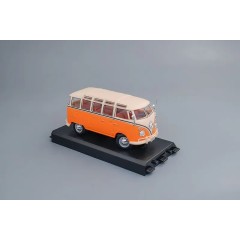 1:43 Масштабная модель VW T1 Samba (yellow/white) поворотные колеса
