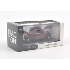 1:43 Масштабная модель CITROEN Traction 7C Faux Cabriolet 1937 Dark Red/Black