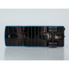 1:43 Масштабная модель Прицеп МАЗ-5217, бело-голубой