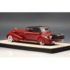 1:43 Масштабная модель CADILLAC V16 452D Victoria Convertible (закрытый) 1934 Maroon