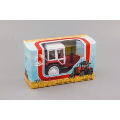 1:43 Масштабная модель Трактор МТЗ-82 (металл с пласт.кабиной, красный)