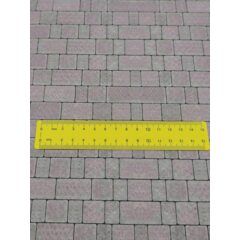 Самоклеющаяся текстура тротуарной плитки №2 (крупная), для макетов, лист А4