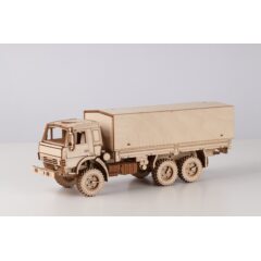 1:35 Сборная модель КАМАЗ-53501 бортовой с тентом
