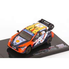 1:43 Масштабная модель HYUNDAI i20 N Rally1 Hybrid #11 "Hyundai Shell Mobis WRT" Neuville/Wydaeghe 4 место Rally Poland Чемпион мира 2024