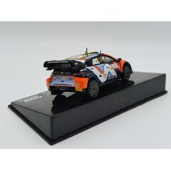 1:43 Масштабная модель HYUNDAI i20 N Rally1 Hybrid #11 "Hyundai Shell Mobis WRT" Neuville/Wydaeghe 4 место Rally Poland Чемпион мира 2024