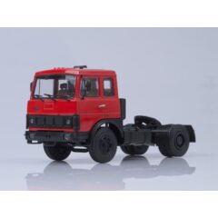 1:43 Масштабная модель МАЗ-5432 седельный тягач (ранняя кабина, красный) /металл. рама, откидывающаяся кабина/