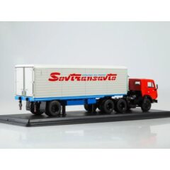 1:43 Масштабная модель КАМАЗ-54112 с полуприцепом Alka N12CH Sovtransavto
