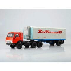 1:43 Масштабная модель КАМАЗ-54112 с полуприцепом Alka N12CH Sovtransavto