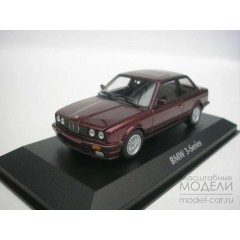 1:43 Масштабная модель BMW 3-SERIES (E30) - 1989 - RED METALLIC
