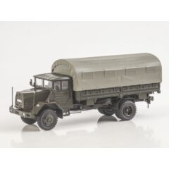 1:43 Масштабная модель MAN-630 бортовой с тентом