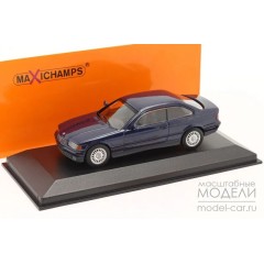 1:43 Масштабная модель BMW 3-Series Coupe - 1992 (blue met)