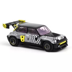 1:43 Масштабная модель RENAULT Concept R5 Turbo 3E E-Tech 100% Electric 2022 Black/White/Yellow