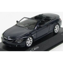 1:43 Масштабная модель BMW 6-Series Cabriolet (E64) 2006 Dark Blue metallic